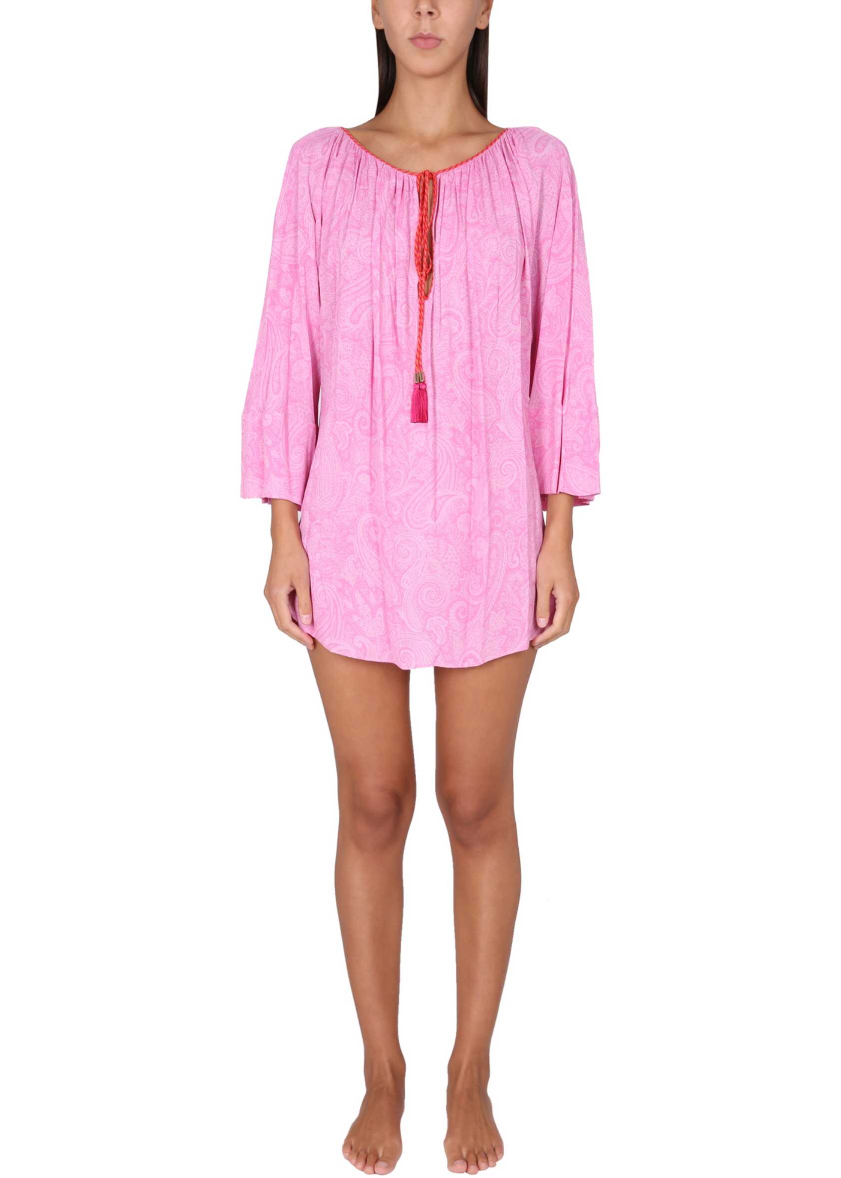 ETRO Caftan With Paisley Print PINK