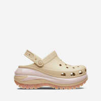 Slapi Crocs Classic Mega Crush Clog 207988 CHAI/MULTI Femei