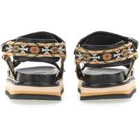 Sandale ASH Dama - Sandale ASH Leather Sandal BLACK Femei (BM 9747542) - B-mall.ro
