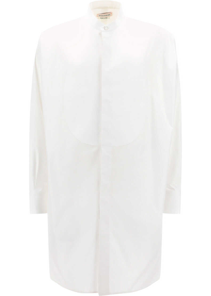 Alexander McQueen Bib Over Shirt WHITE
