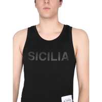 Tricouri pentru Barbati - Tricouri Dolce & Gabbana Tank Top With Logo BLACK Barbati (BM 9750170) - B-mall.ro