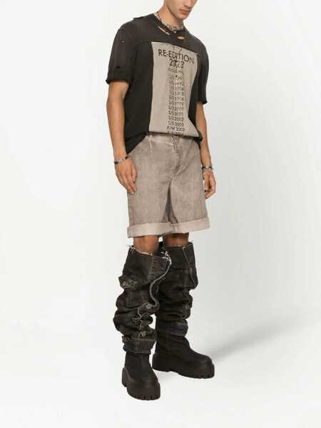 Pantaloni scurti Dolce & Gabbana Bermuda Shorts With Logo Plaque MULTICOLOUR Barbati (BM 9750203) 3