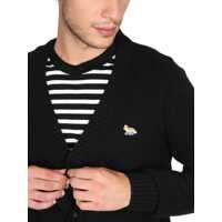 Cardigane pentru Barbati - Cardigane MAISON KITSUN Baby Fox Cardigan BLACK Barbati (BM 9750239) - B-mall.ro
