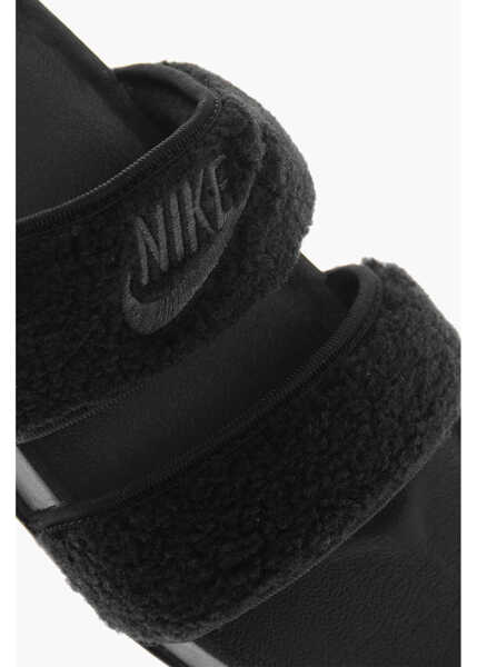 Papuci Nike Faux Fur Offcourt Duo Sliders Black Femei (BM 9750344) 4