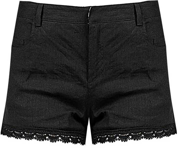 Pantaloni scurti Pinko Felce 1Q10C4 Czarny Femei (BM 9750461) 5