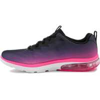 Pantofi fitness Dama - Pantofi fitness SKECHERS GO WALK AIR 2 . 0 QUICK BREEZE 124348 - BKHP Black/Pink Femei (BM 9750533) - B-mall.ro
