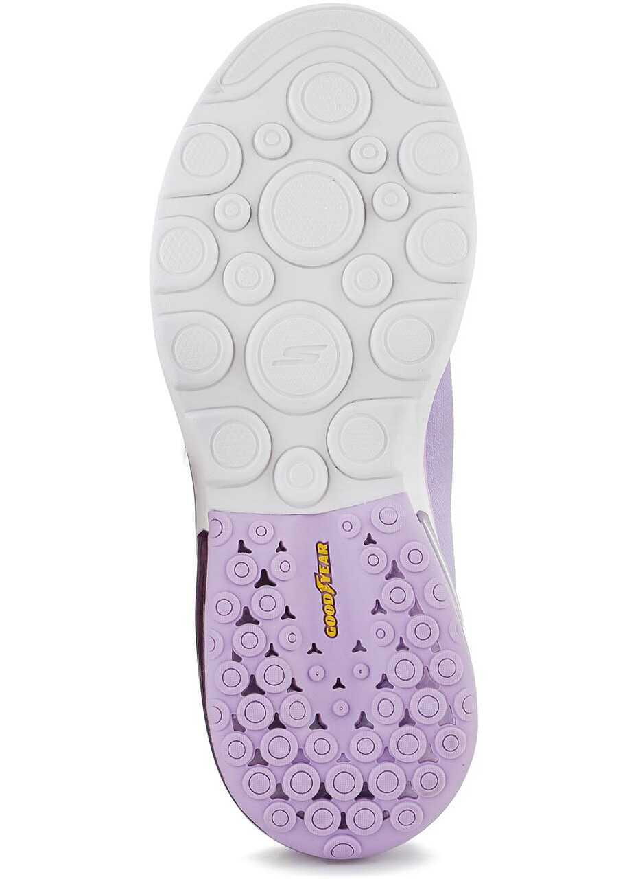 Pantofi fitness SKECHERS GO WALK AIR 2 . 0 QUICK BREEZE 124348 - GYLV Grey/Purple Femei (BM 9750536) 2