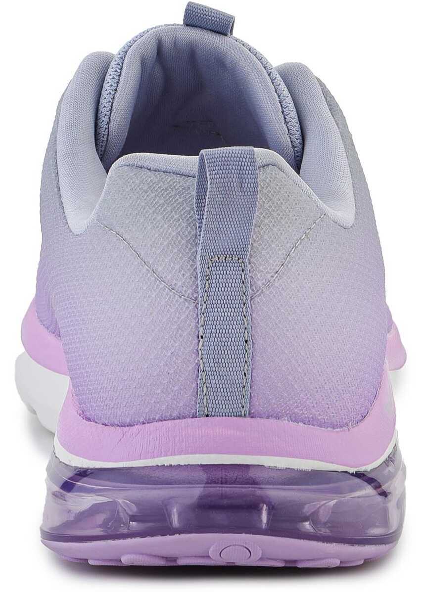 Pantofi fitness SKECHERS GO WALK AIR 2 . 0 QUICK BREEZE 124348 - GYLV Grey/Purple Femei (BM 9750536) 3