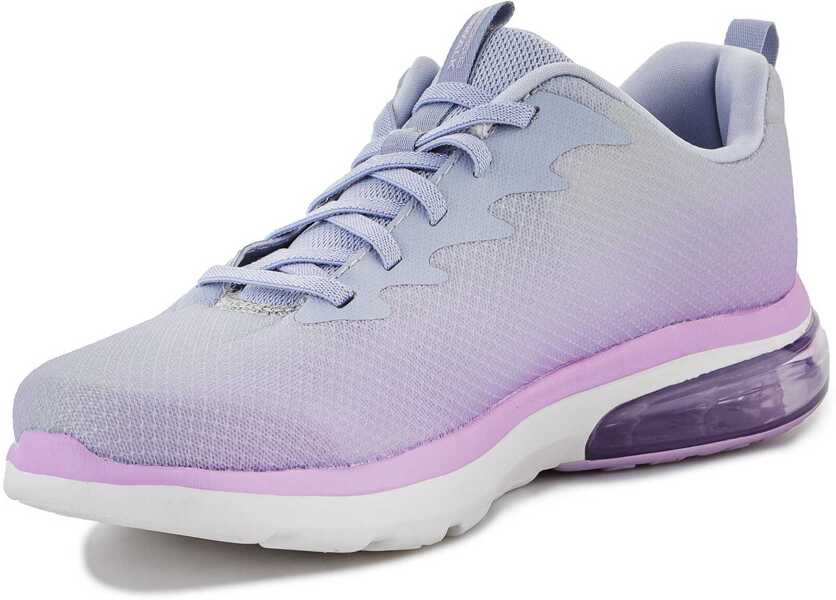 Pantofi fitness SKECHERS GO WALK AIR 2 . 0 QUICK BREEZE 124348 - GYLV Grey/Purple Femei (BM 9750536) 4