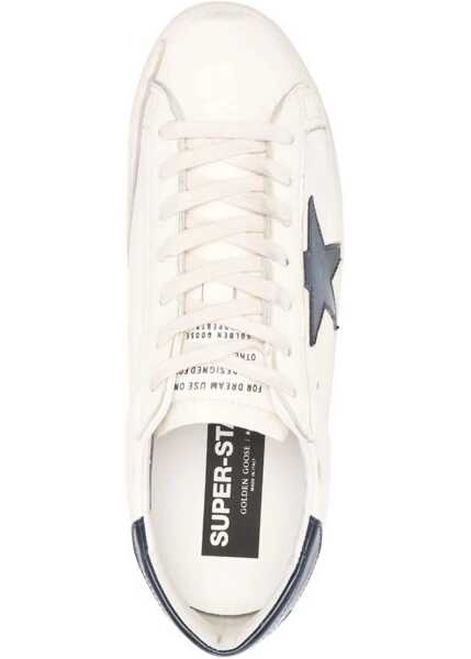Sneakers Golden Goose Super Star Sneakers BEIGE/NIGHT BLUE Barbati (BM 9750833) 4