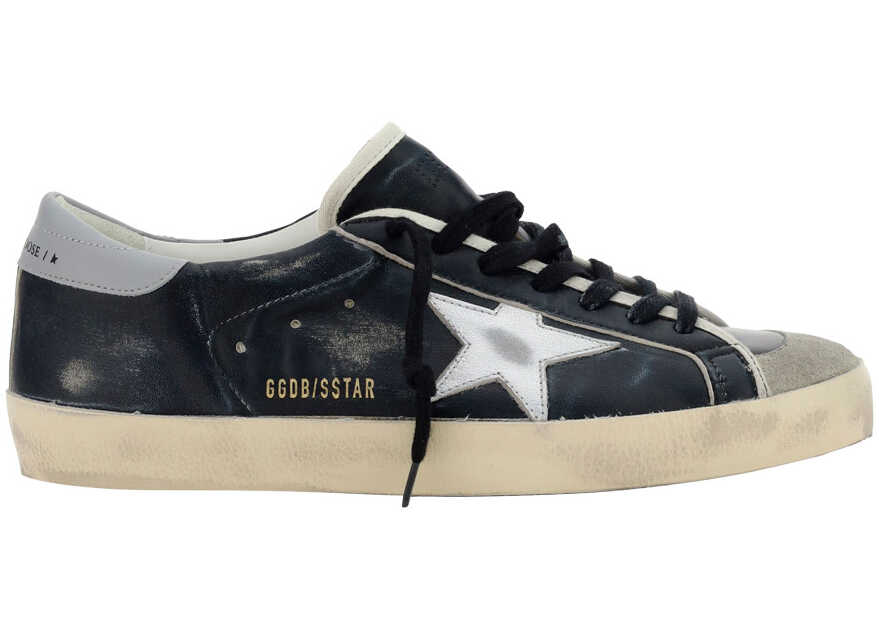 Golden Goose Super Star Sneakers BLACK/TAUPE/SILVER/GREY