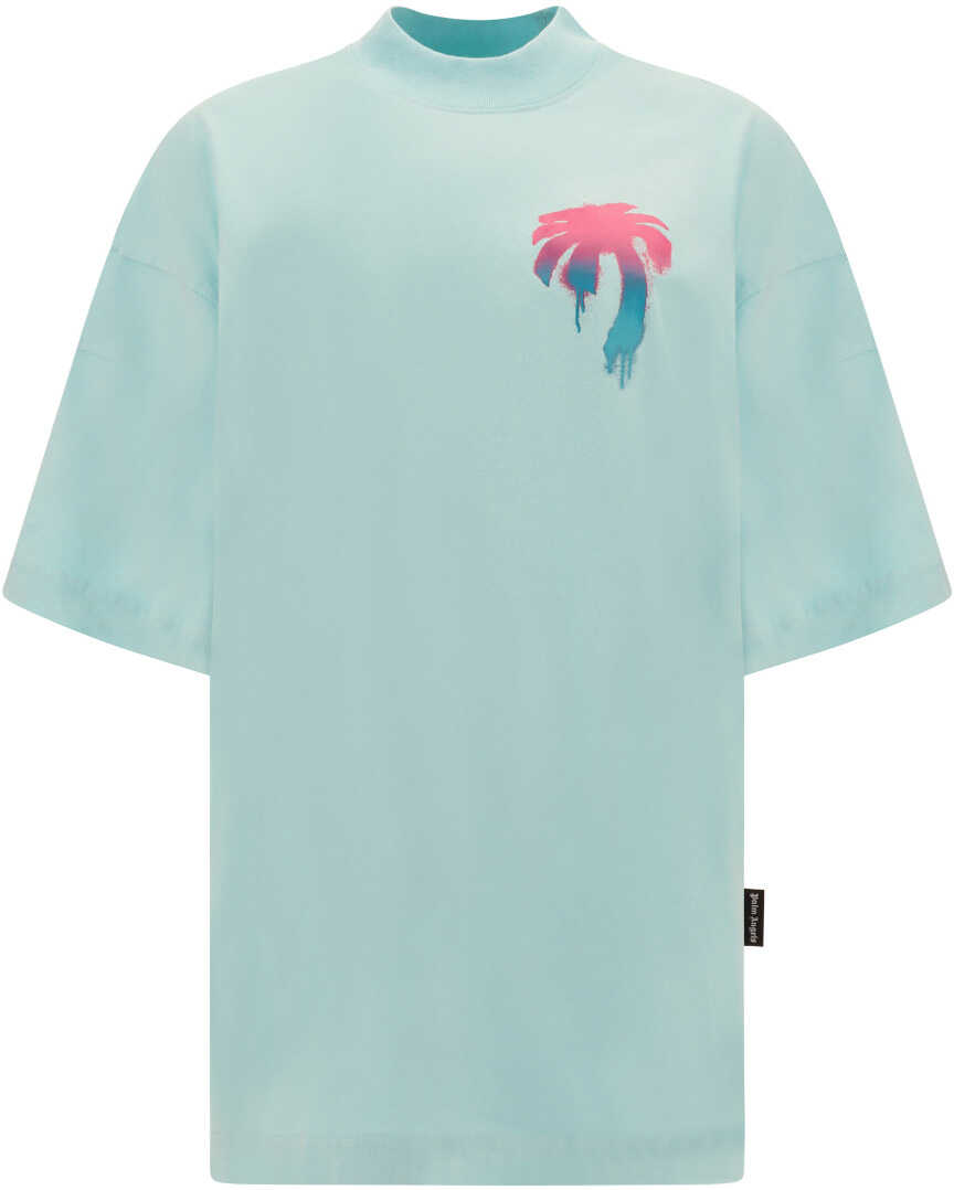 Palm Angels I Love Pa Loose T-Shirt LIGHT BLUE