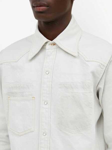 Camasi de blugi Maison Margiela Cotton Denim Shirt WHITE Barbati (BM 9752597) 5