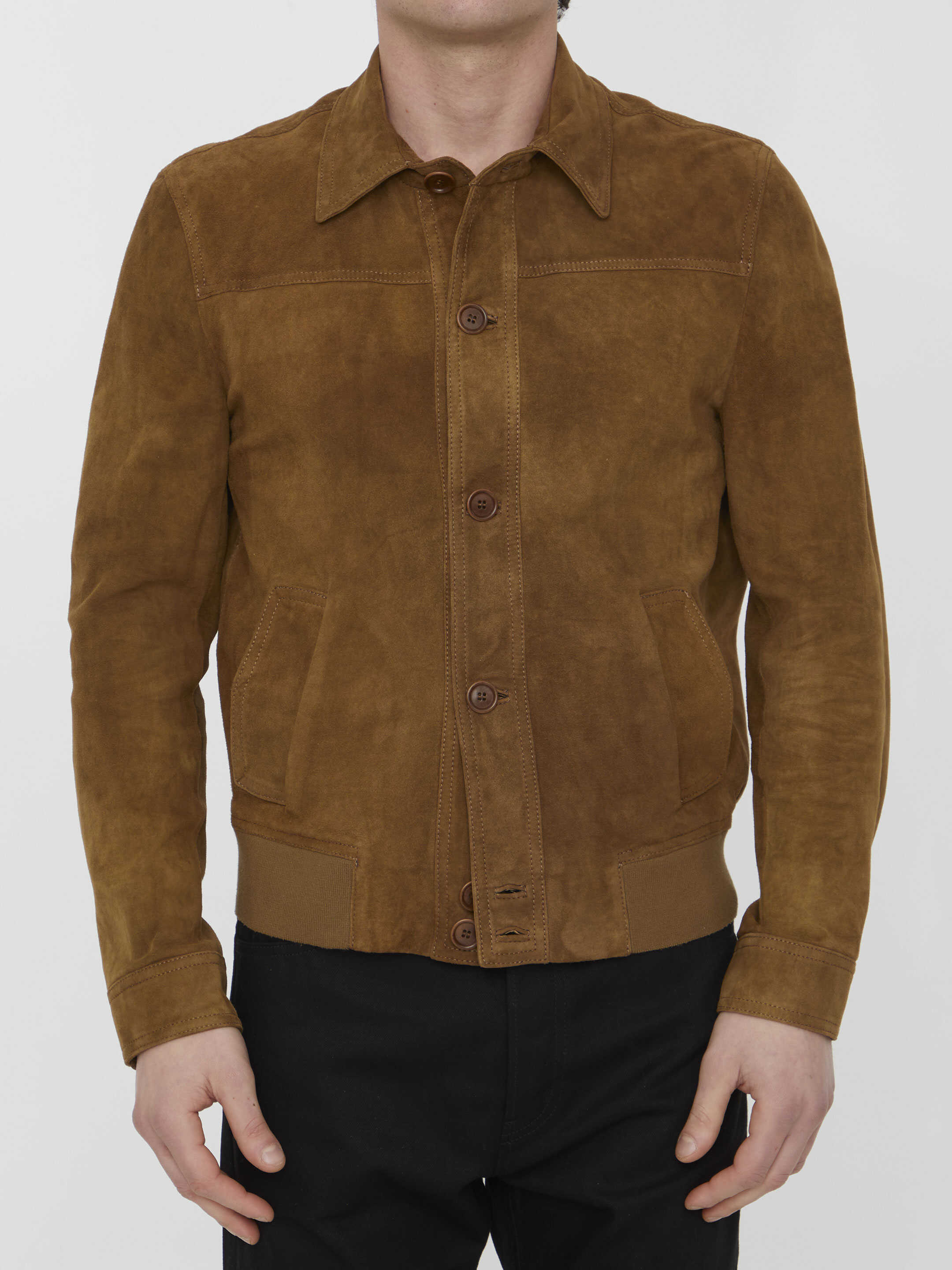 Salvatore Santoro Suede Jacket Camel