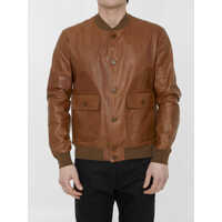 Bomber jacket Leather Bomber Jacket Barbati