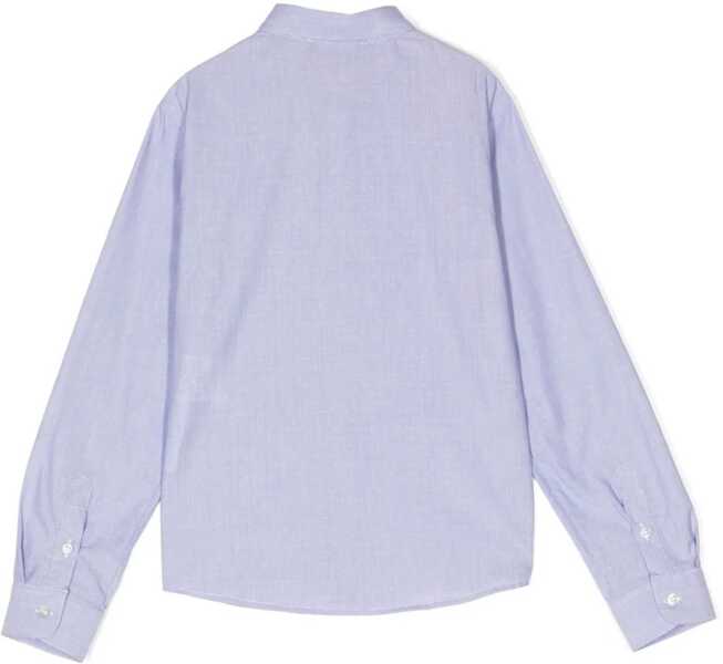 Camasi casual Emporio Armani Long Sleeve Shirt AZURE Baieti (BM 9754127) 2