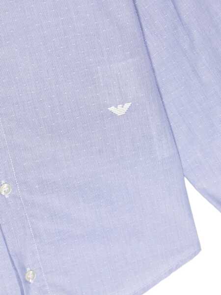 Camasi casual Emporio Armani Long Sleeve Shirt AZURE Baieti (BM 9754127) 3