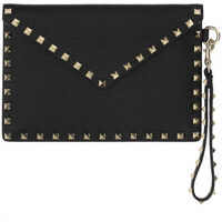 Genti de mana Valentino Garavani Rockstud Medium Pouch Femei