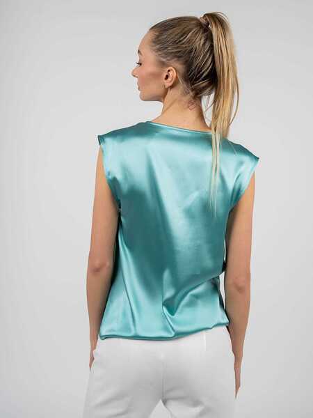 Tricouri Pinko Fascinoso 1G15M1 Turkusowy Femei (BM 9754259) 4