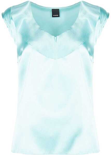 Tricouri Pinko Fascinoso 1G15M1 Turkusowy Femei (BM 9754259) 5