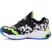 Sneakers pentru Baieti - Sneakers SKECHERS MEGA - CRAFT 400000L - BBLM Black/Green/Multicolor Baieti (BM 9754355) - B-mall.ro