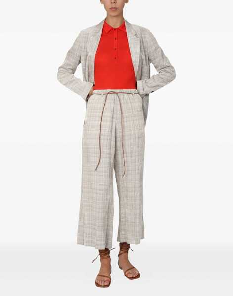 Sacouri ALYSI Double-Breasted Blazer BEIGE Femei (BM 9754373) 2