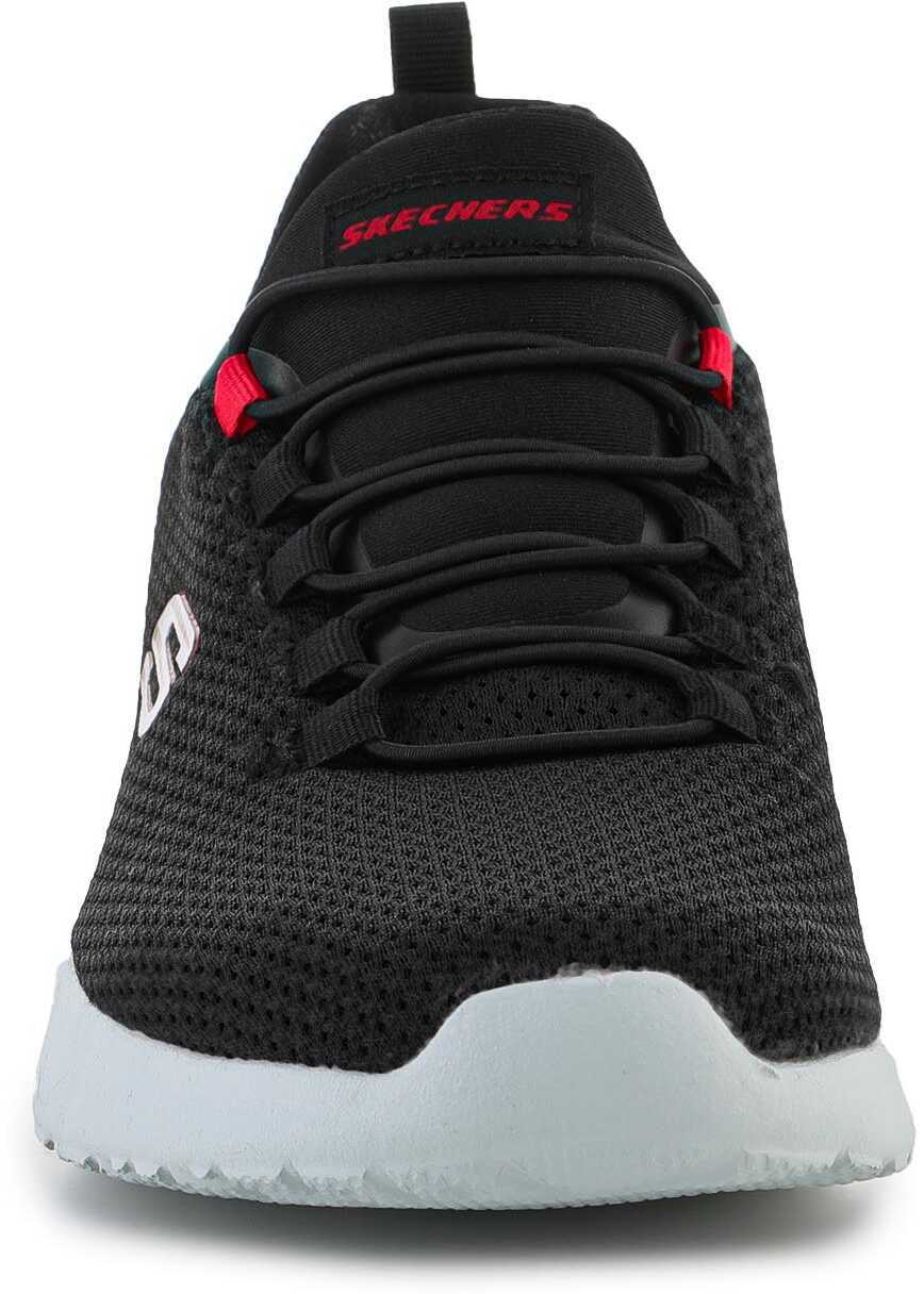 Pantofi fitness SKECHERS DYNAMIGHT 58360 - BKRD Black/Grey Barbati (BM 9754532) 4