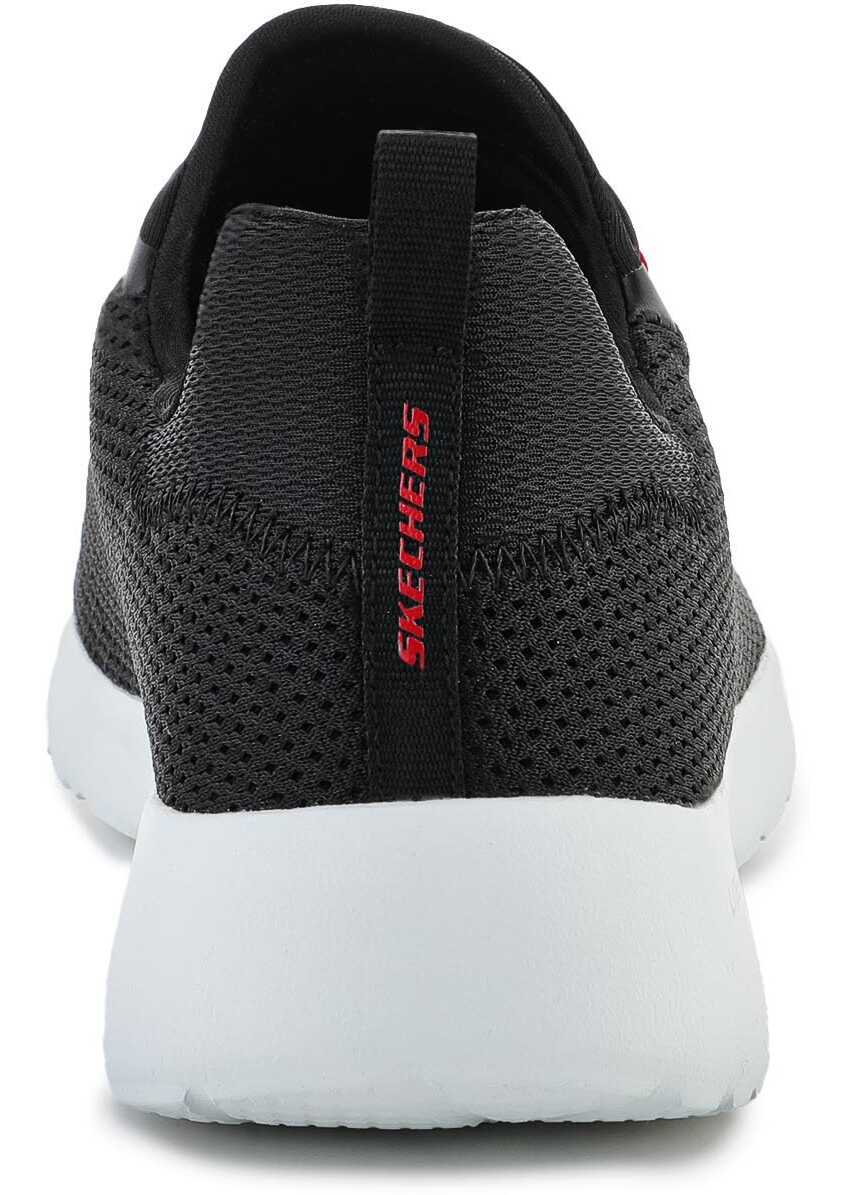Pantofi fitness SKECHERS DYNAMIGHT 58360 - BKRD Black/Grey Barbati (BM 9754532) 6
