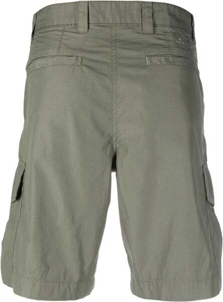 Pantaloni scurti Paul Smith Bermuda Cargo MILITARY GREEN Barbati (BM 9754637) 2