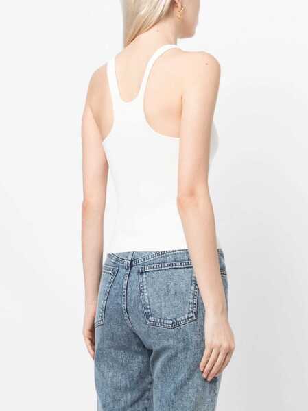 Body-uri Stella McCartney Compact Knit Bodysuit WHITE Femei (BM 9756860) 4