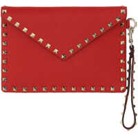 Genti de mana Valentino Garavani Rockstud Medium Pouch Femei