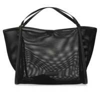 Borsete Mesh And Leather Tote Bag Barbati