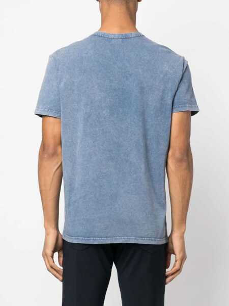 Tricouri Fay Crewneck T-Shirt BLUE Barbati (BM 9759716) 4