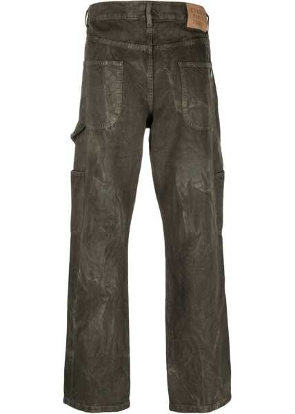 Blugi drepti TUDES Cotton Pants BROWN Barbati (BM 9761264) 2