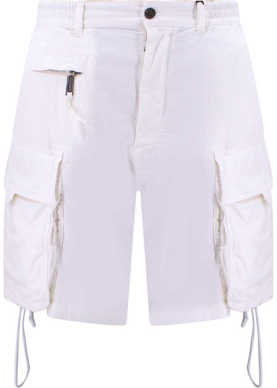 DSQUARED2 Big Elasytic Short White