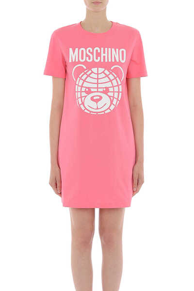 Rochii scurte Moschino World Teddy T Dress ROSA Femei (BM 9762305) 3