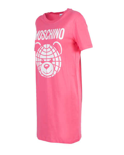 Rochii scurte Moschino World Teddy T Dress ROSA Femei (BM 9762305) 6