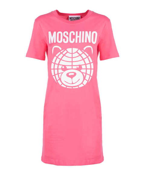 Rochii scurte Moschino World Teddy T Dress ROSA Femei (BM 9762305) 1