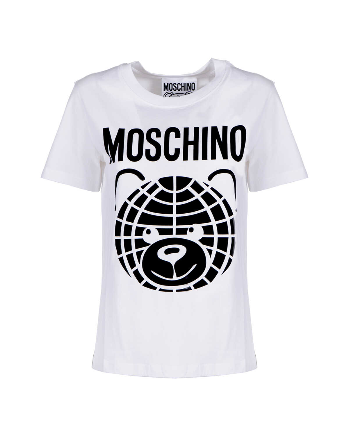 Moschino World Teddy Tshirt BIANCO