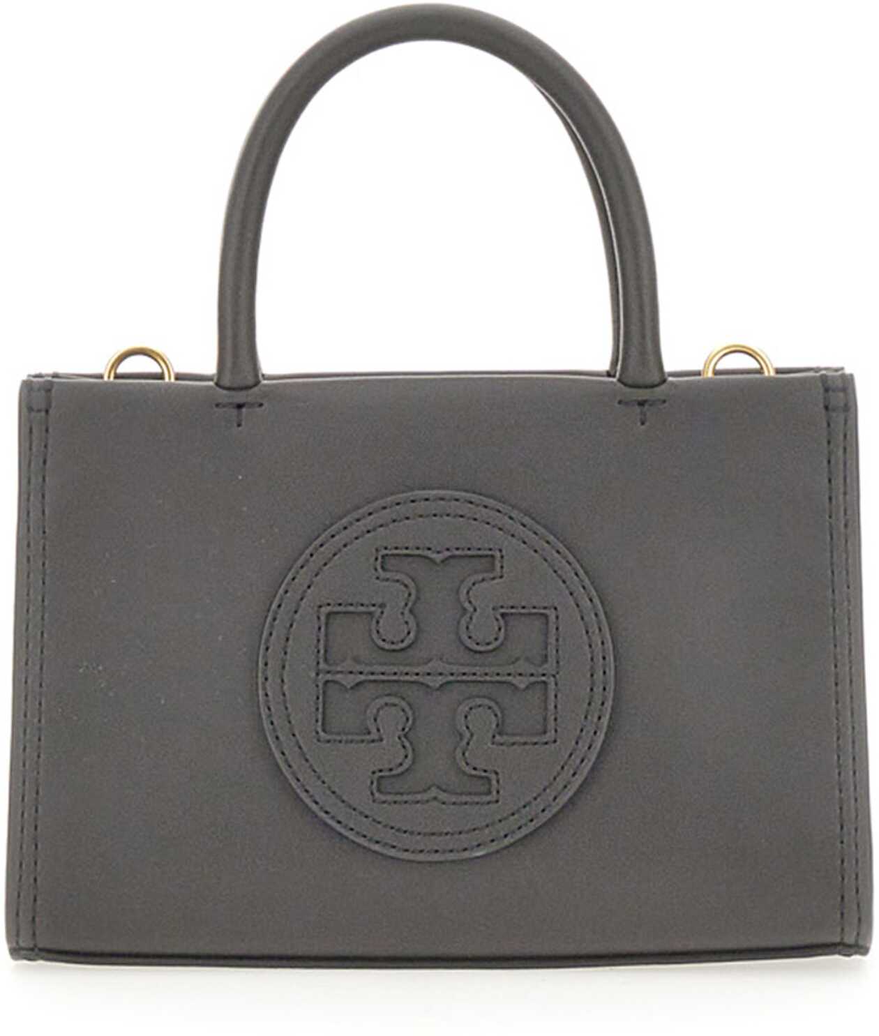 Tory Burch Ella Mini Tote Bag BLACK