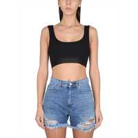 Bluze Stella McCartney Crop Top With Ribbon S Wave