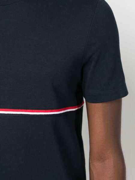 Tricouri Thom Browne T-Shirt Rwb BLUE Barbati (BM 9766607) 5