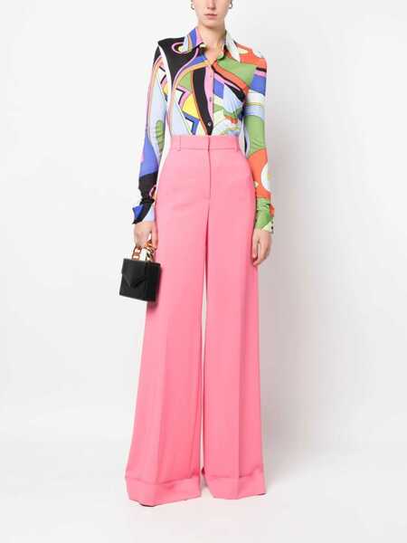 Pantaloni casual Moschino High Waist Pants PINK Femei (BM 9766625) 2