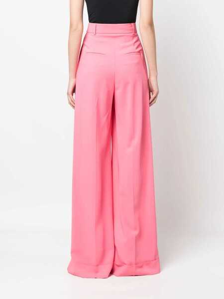 Pantaloni casual Moschino High Waist Pants PINK Femei (BM 9766625) 4