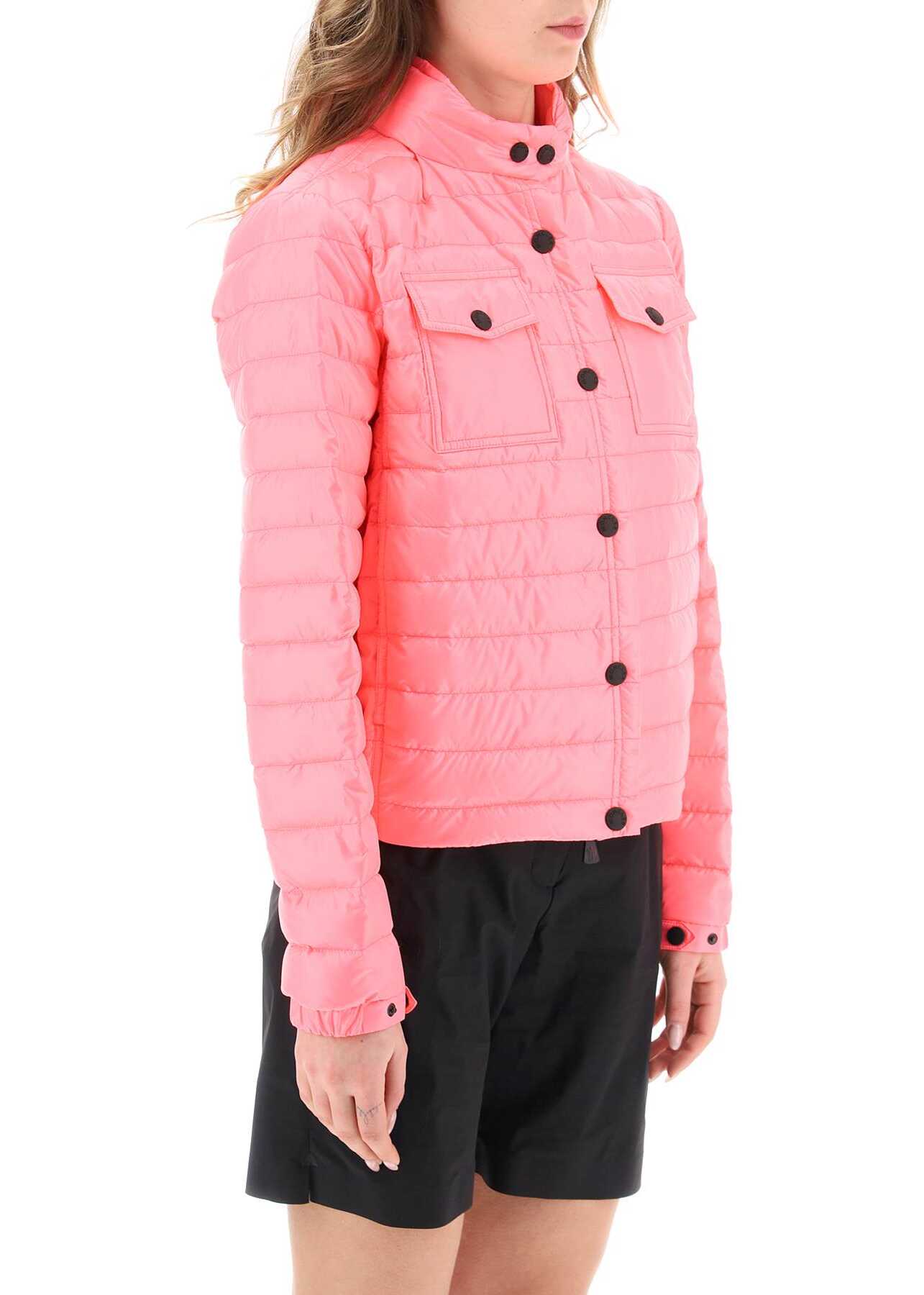 Moncler Grenoble \'Vinzier\' Short Down Jacket PINK