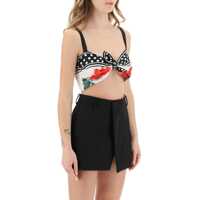 Bluze casual Polka Dot And Poppy Bralette Top Femei
