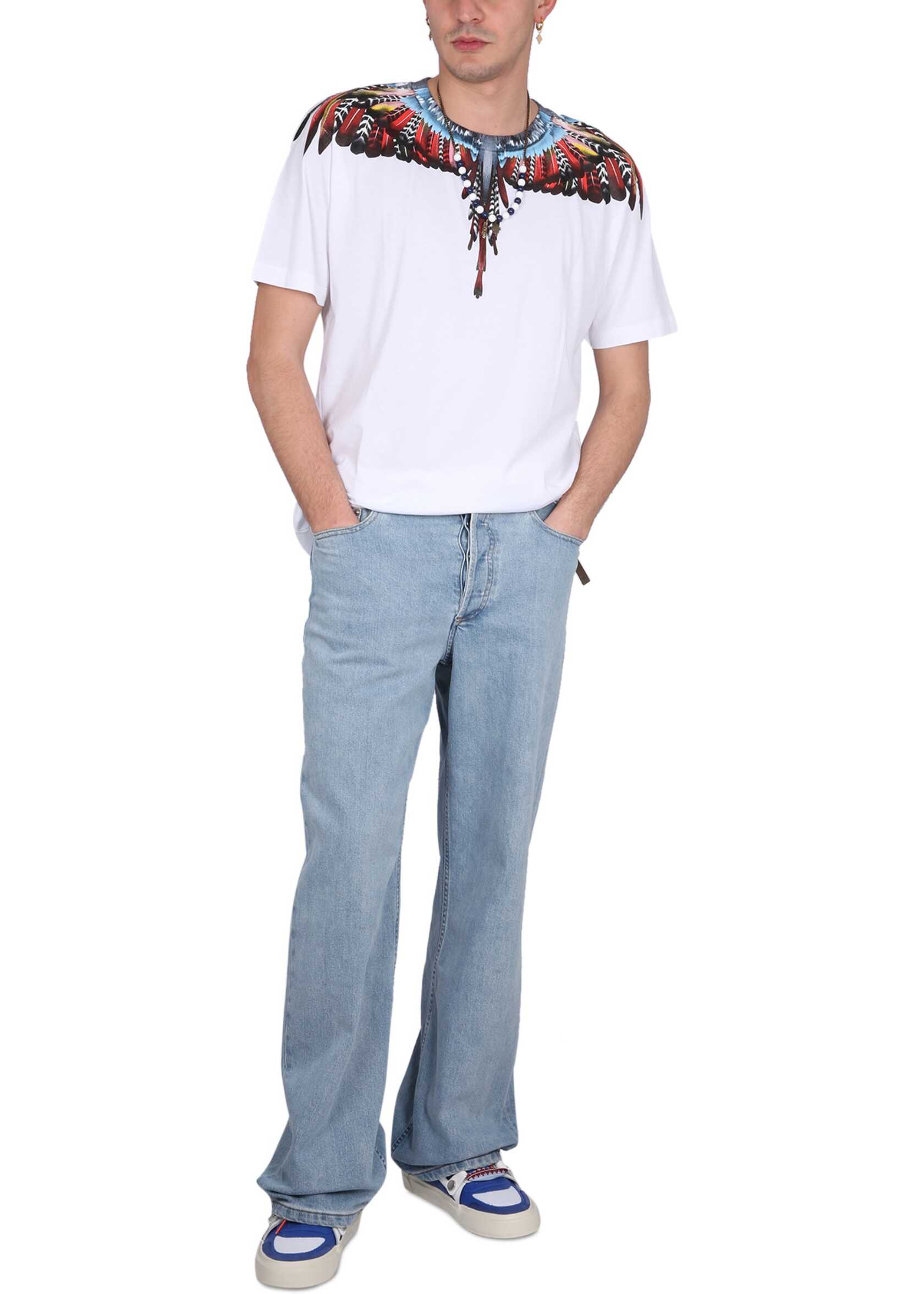 Marcelo Burlon Grizzly Wings T-Shirt WHITE