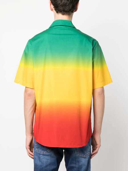 Camasi casual DSQUARED2 Bowling Shirt MULTICOLOUR Barbati (BM 9769679) 4