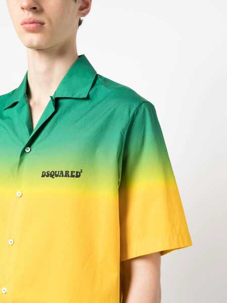 Camasi casual DSQUARED2 Bowling Shirt MULTICOLOUR Barbati (BM 9769679) 5