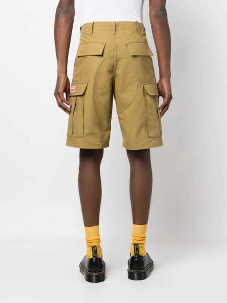 Pantaloni scurti Kenzo Cargo Shorts BROWN Barbati (BM 9769718) 4